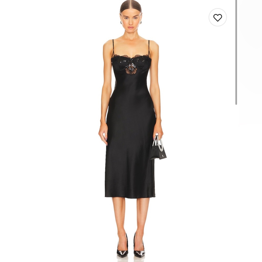 Sequence Embroidered Slip Dress
